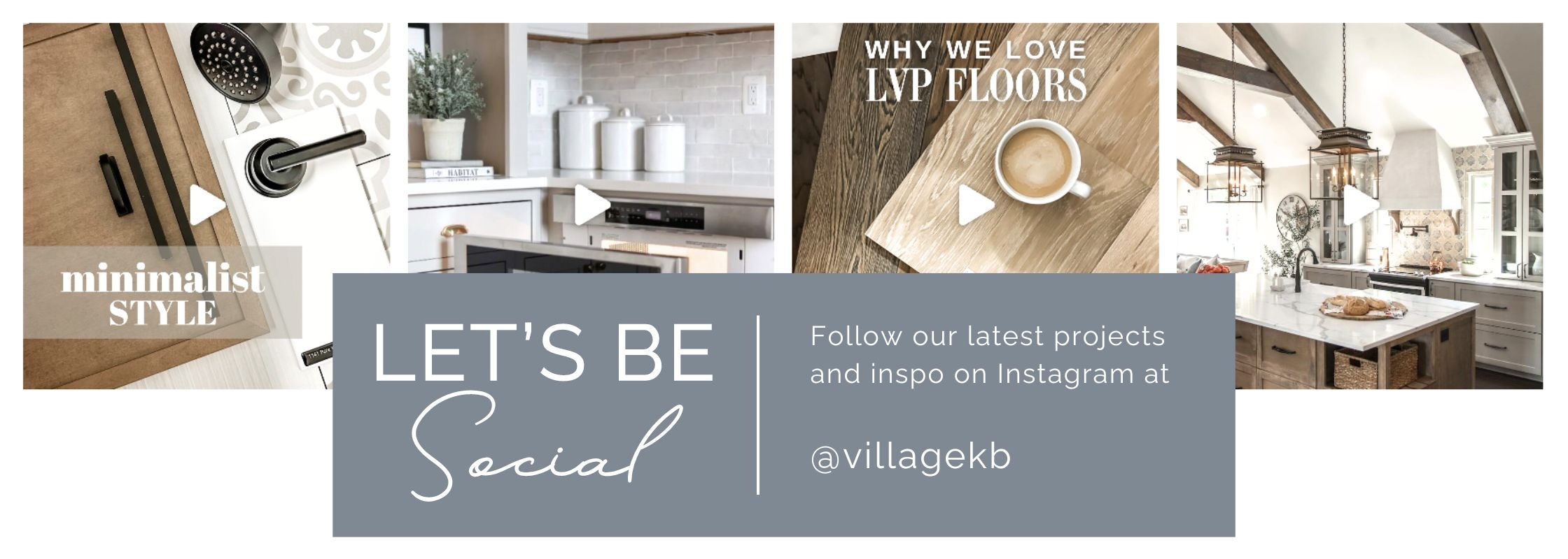 Let's be social - follow us on instagram @villagekb